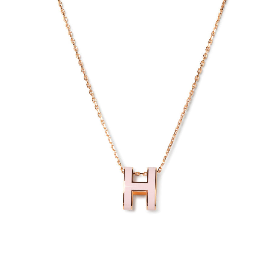 [Luna Brilliance]POP H PEDANT PINK GOLD