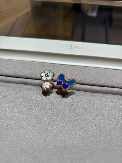 [Luna Brilliance]LUCKY SPRING BUTTERFLY OPEN-FACE RINGS