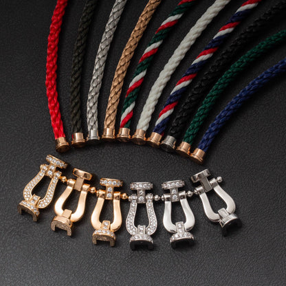[Luna Brilliance]FORCE LARGE HORSESHOE NO DIAMOND BRACELET SILVER