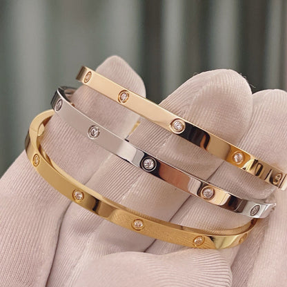 [Luna Brilliance]LOVE BRACELET 3.65MM 10 DIAMONDS