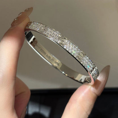[Luna Brilliance]LOVE BRACELET 6.1MM DIAMOND-PAVED