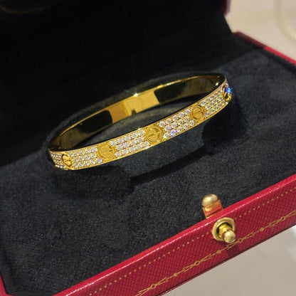 [Luna Brilliance]LOVE BRACELET 6.1MM DIAMOND-PAVED