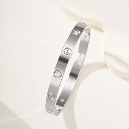 [Luna Brilliance]LOVE BRACELET 6.1MM 4 DIAMONDS