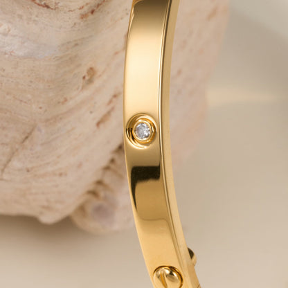 [Luna Brilliance]LOVE BRACELET 3.65MM 6 DIAMONDS