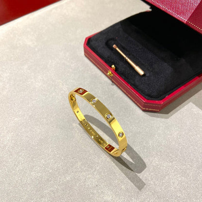 [Luna Brilliance]LOVE BRACELET 6.1MM 10 DIAMONDS