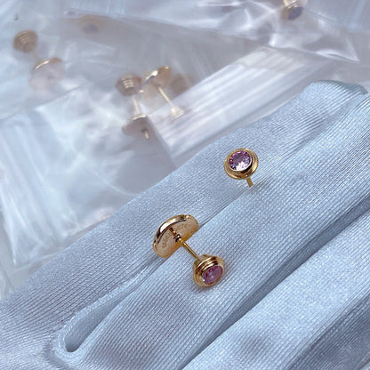 [Luna Brilliance]DAMOUR PING DIAMOND EARRINGS