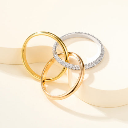 [Luna Brilliance]TRINITY 2.5MM RING COLLECTION