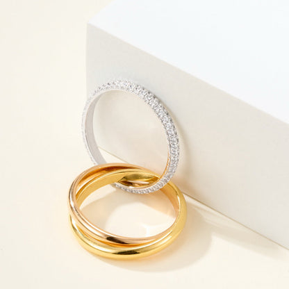 [Luna Brilliance]TRINITY 2.5MM RING COLLECTION