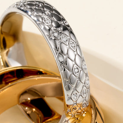 [Luna Brilliance] TRINITY  RING LEOPARD PRINT