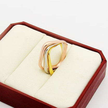 [Luna Brilliance] TRINITY 3.5MM CUSHION RING COLLECTION