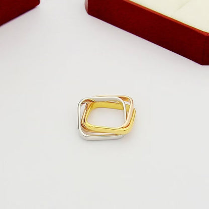 [Luna Brilliance] TRINITY 3.5MM CUSHION RING COLLECTION