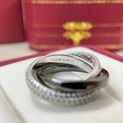 [Luna Brilliance]TRINITY 3.2MM RING BLACK CERAMIC