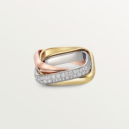 [Luna Brilliance] TRINITY 3.5MM CUSHION RING COLLECTION