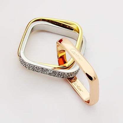 [Luna Brilliance] TRINITY 3.5MM CUSHION RING COLLECTION