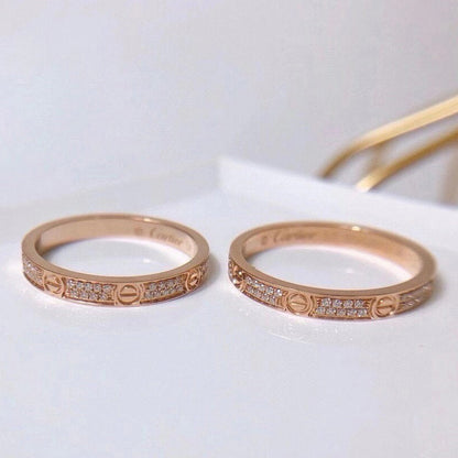 [Luna Brilliance]LOVE RING 2.65MM DIAMOND