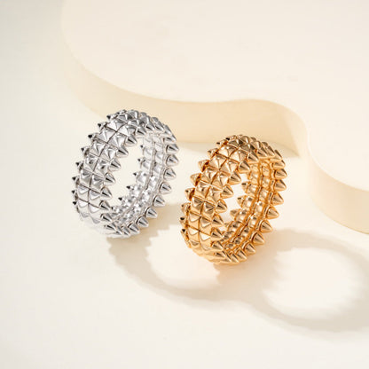[Luna Brilliance]CLASH 9.2MM DOUBLE ROW RING