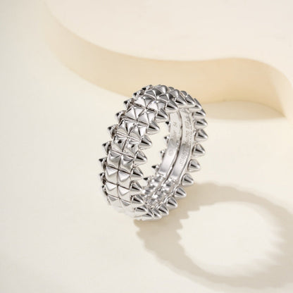 [Luna Brilliance]CLASH 9.2MM DOUBLE ROW RING