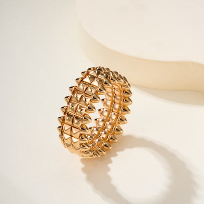 [Luna Brilliance]CLASH 9.2MM DOUBLE ROW RING