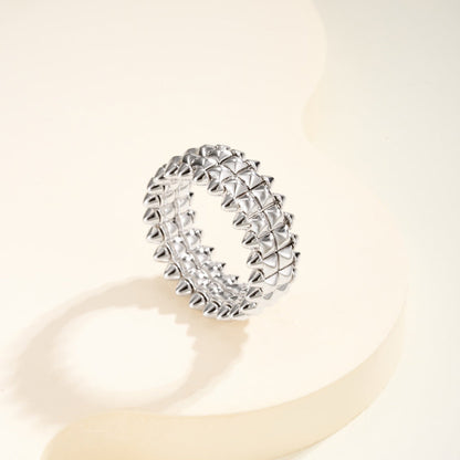 [Luna Brilliance]CLASH 9.2MM DOUBLE ROW RING