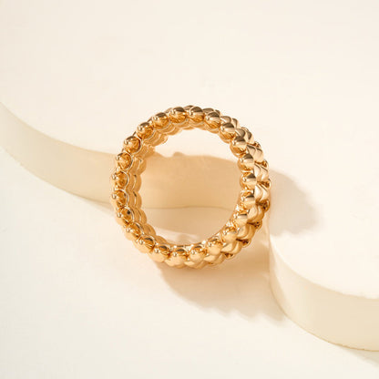 [Luna Brilliance]CLASH 9.2MM DOUBLE ROW RING