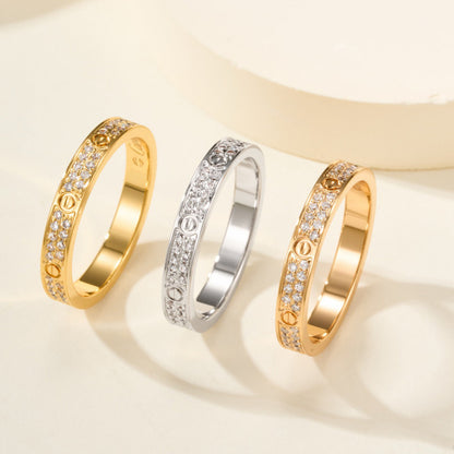 [Luna Brilliance]LOVE RING 2.65MM DIAMOND
