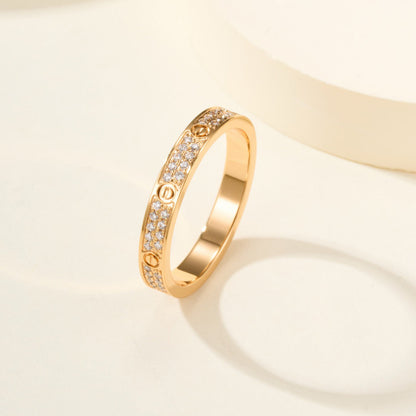 [Luna Brilliance]LOVE RING 2.65MM DIAMOND