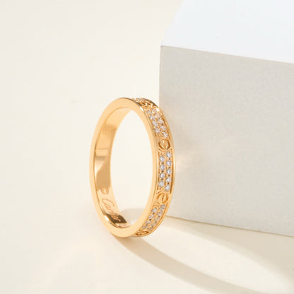 [Luna Brilliance]LOVE RING 2.65MM DIAMOND