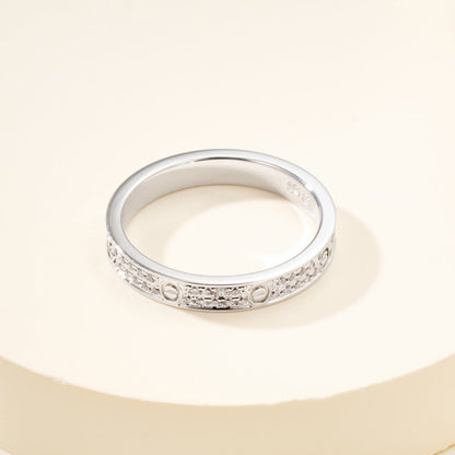 [Luna Brilliance]LOVE RING 2.65MM DIAMOND