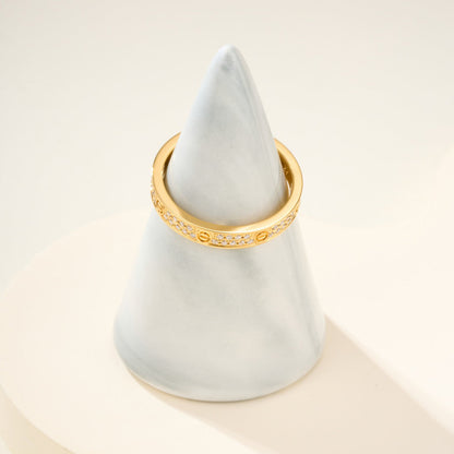 [Luna Brilliance]LOVE RING 2.65MM DIAMOND