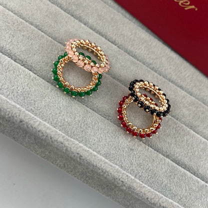 [Luna Brilliance]CLASH 7.9MM AGATE CHALCEDONY RING