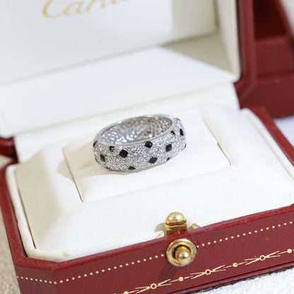 [Luna Brilliance]PANTHERE SPOTTED FULL DIAMOND RING