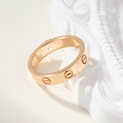[Luna Brilliance]LOVE RING 3.6MM 1 BIG DIAMOND
