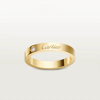 [Luna Brilliance]LOVE RING 4MM 1 DIAMOND