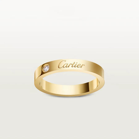 [Luna Brilliance]LOVE RING 4MM 1 DIAMOND