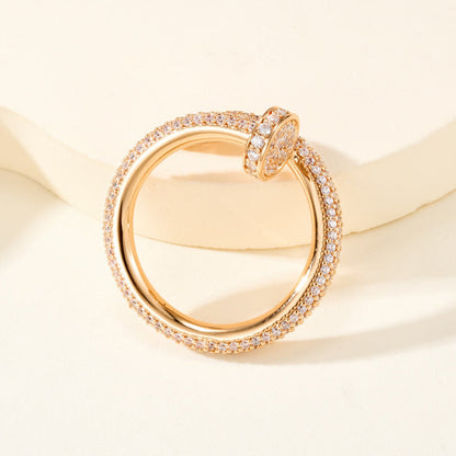 [Luna Brilliance]JUSTE RING 2.6MM FULL DIAMOND