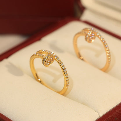 [Luna Brilliance]JUSTE 1.8MM FULL DIAMOND RING