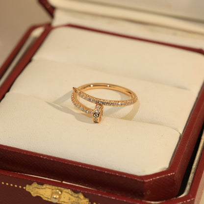 [Luna Brilliance]JUSTE 1.8MM FULL DIAMOND RING