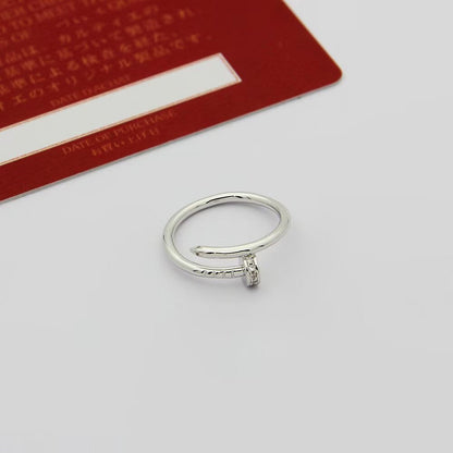 [Luna Brilliance]JUSTE 1.8MM HALF DIAMOND RING