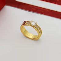 [Luna Brilliance]LOVE RING 3.6MM 1 BIG DIAMOND FULL DIAMOND