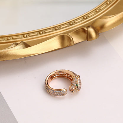 [Luna Brilliance]PANTHERE FULL DIAMOND SMALL RING
