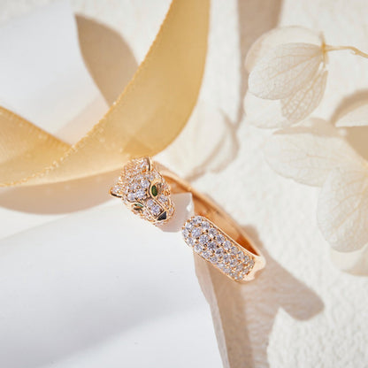 [Luna Brilliance]PANTHERE FULL DIAMOND SMALL RING