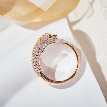 [Luna Brilliance]PANTHERE FULL DIAMOND SMALL RING