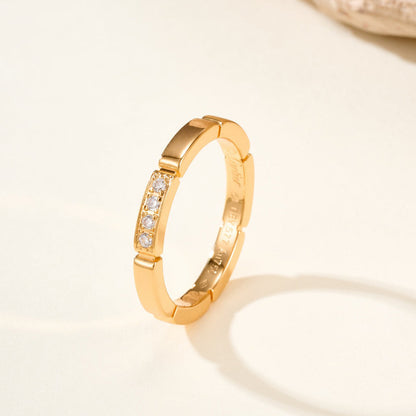 [Luna Brilliance]MAILLON PANTHERE 4 DIAMOND RING