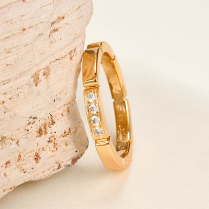 [Luna Brilliance]MAILLON PANTHERE 4 DIAMOND RING