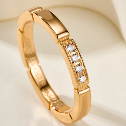 [Luna Brilliance]MAILLON PANTHERE 4 DIAMOND RING