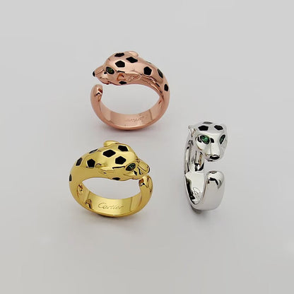 [Luna Brilliance]PANTHERE SPOTTED MEDIUM RING