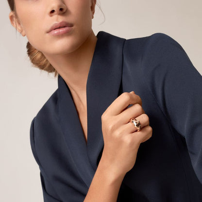 [Luna Brilliance]PANTHERE SPOTTED MEDIUM RING