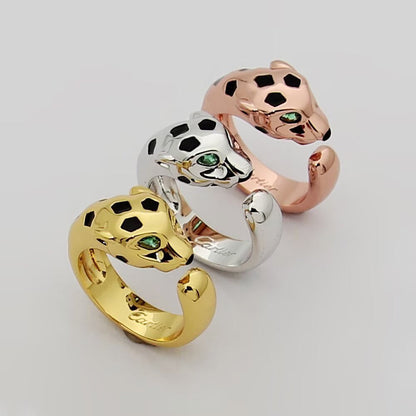 [Luna Brilliance]PANTHERE SPOTTED MEDIUM RING