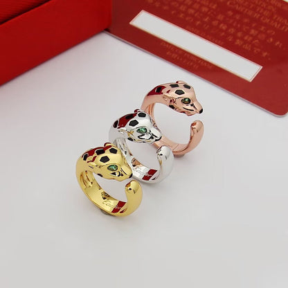 [Luna Brilliance]PANTHERE SPOTTED MEDIUM RING