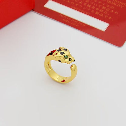 [Luna Brilliance]PANTHERE SPOTTED MEDIUM RING